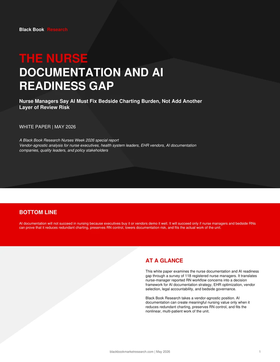 Cover: The Nurse Documentation and AI Readiness Gap