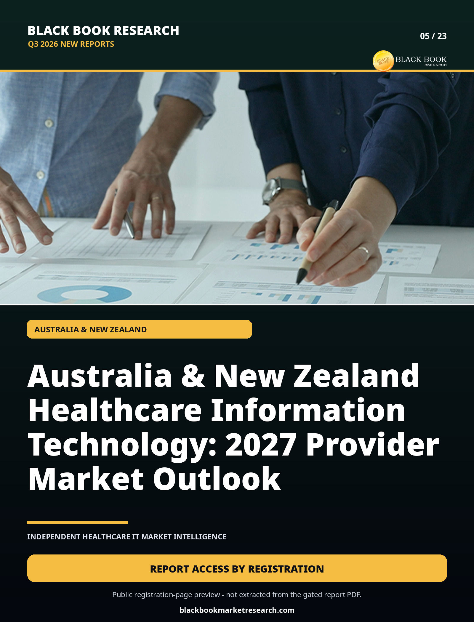 Cover: Australia and New Zealand Healthcare IT 2027 Provider Market Outlook